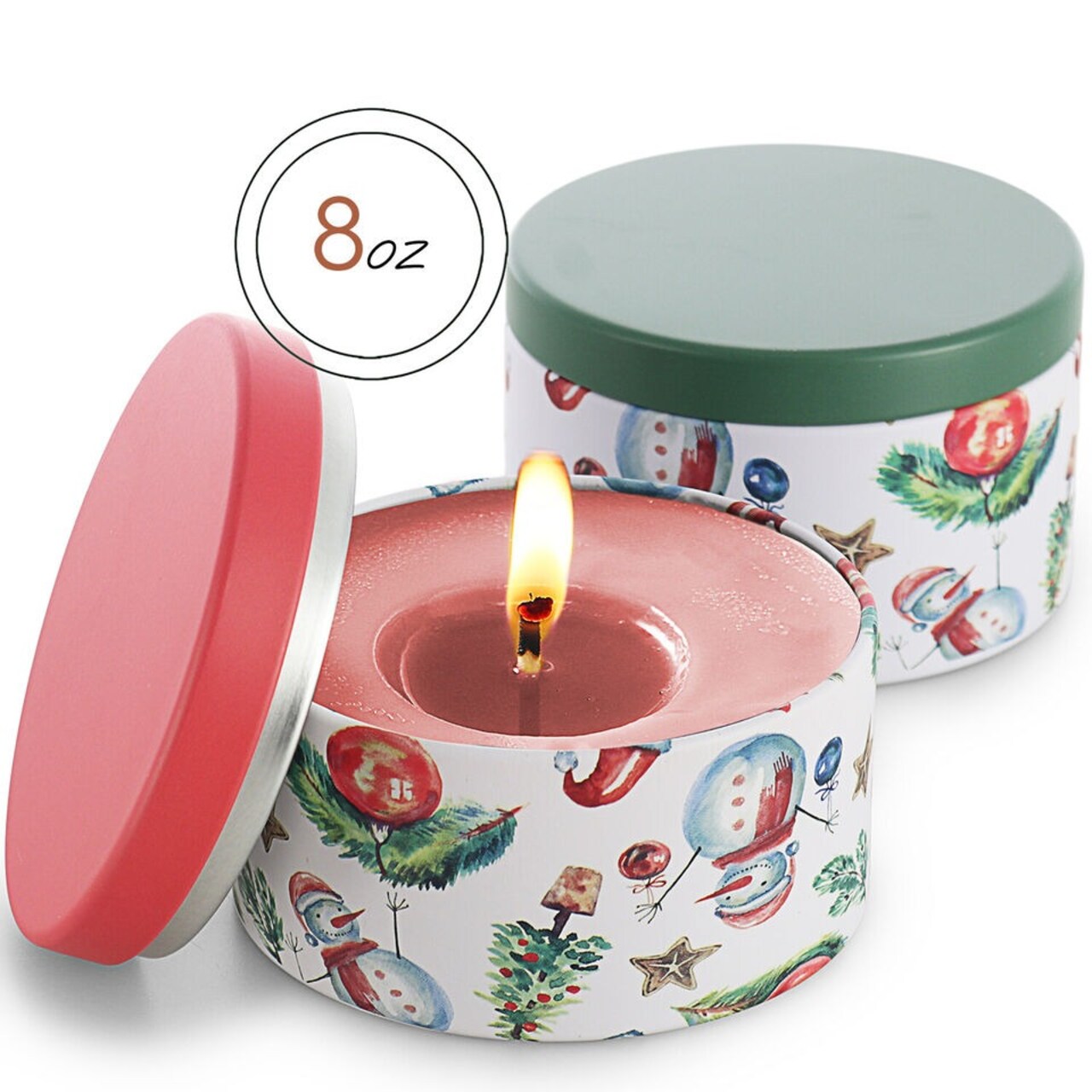Candle Making Metal Jars Storage Containers Lids and Stickers